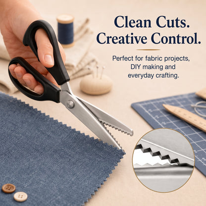 ✂️Professional Serrated Scissors for Sewing, Crafts & Everyday DIY Projects