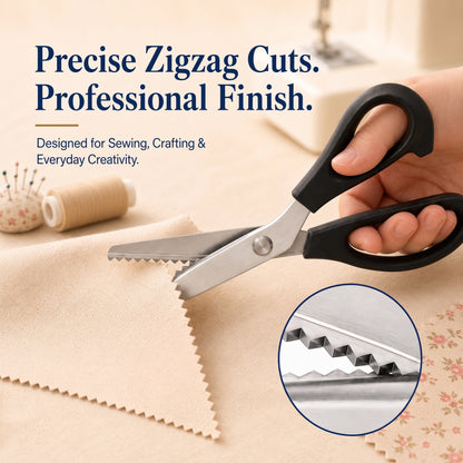 ✂️Professional Serrated Scissors for Sewing, Crafts & Everyday DIY Projects