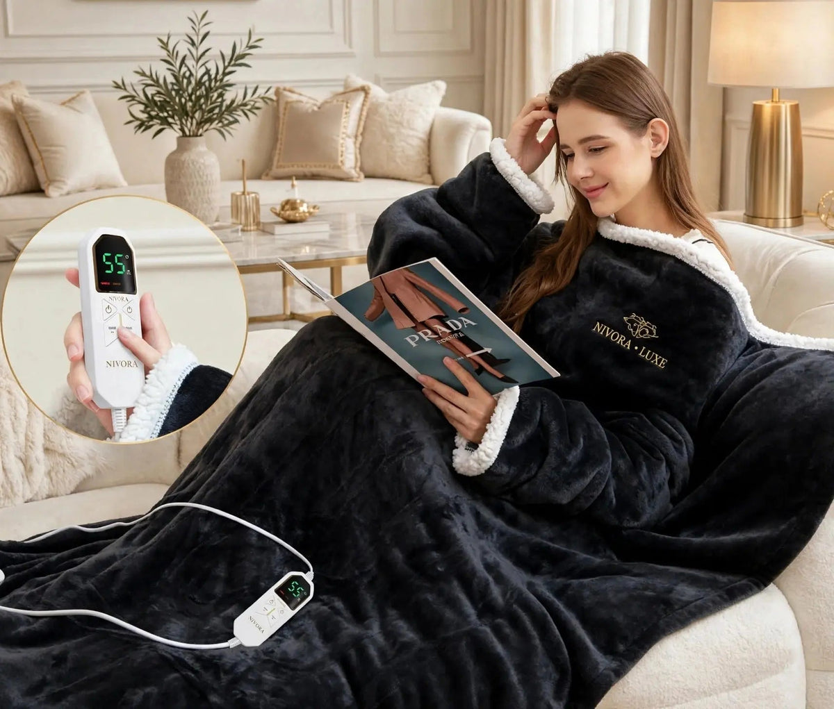 Wearable Electric Blanket Nivora