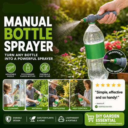 🌿Enjoy 50% off now! Buy one get one free！Manual beverage bottle sprayer with adjustable nozzle