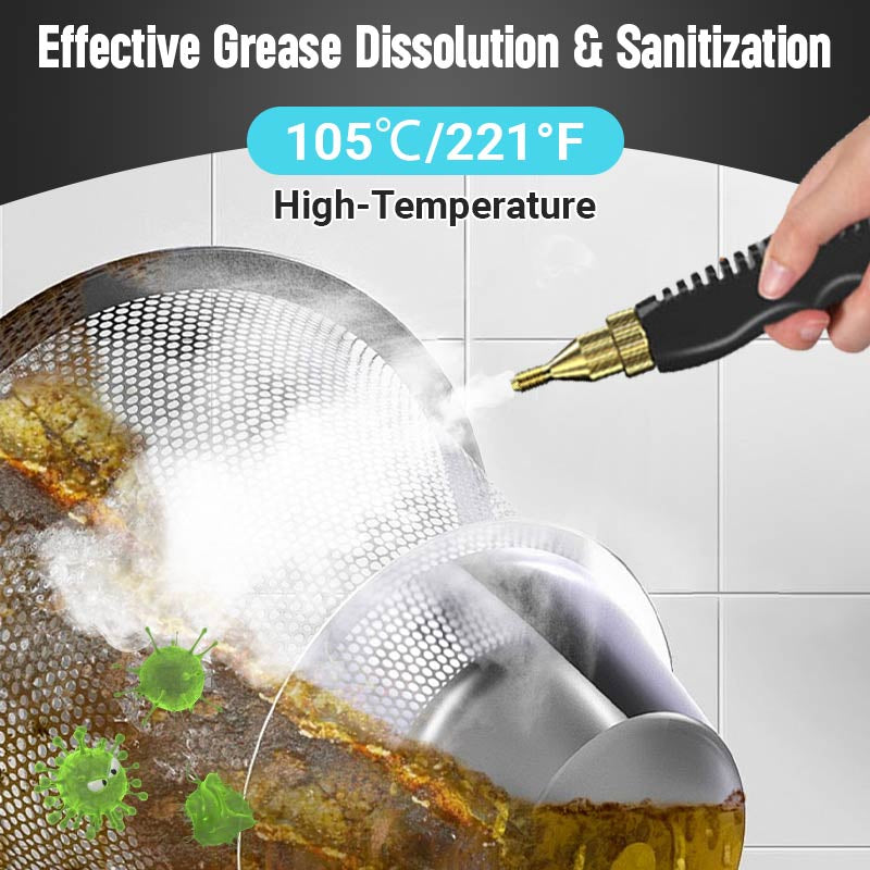 🔥2500W High-Pressure Steam Cleaner – Deep Clean Every Surface Effortlessly