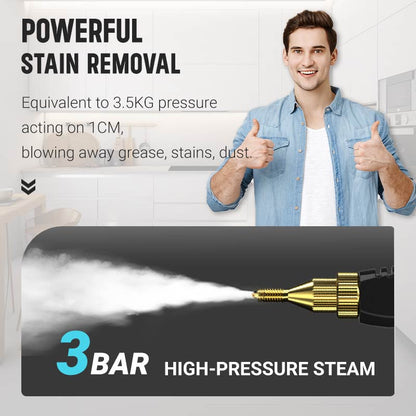 🔥2500W High-Pressure Steam Cleaner – Deep Clean Every Surface Effortlessly