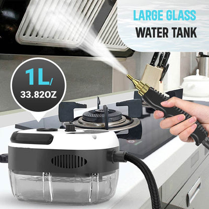 🔥2500W High-Pressure Steam Cleaner – Deep Clean Every Surface Effortlessly