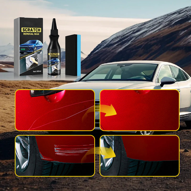 💥Buy One, Get One Free 🚗Effective Car Scratch Remover with Sponge