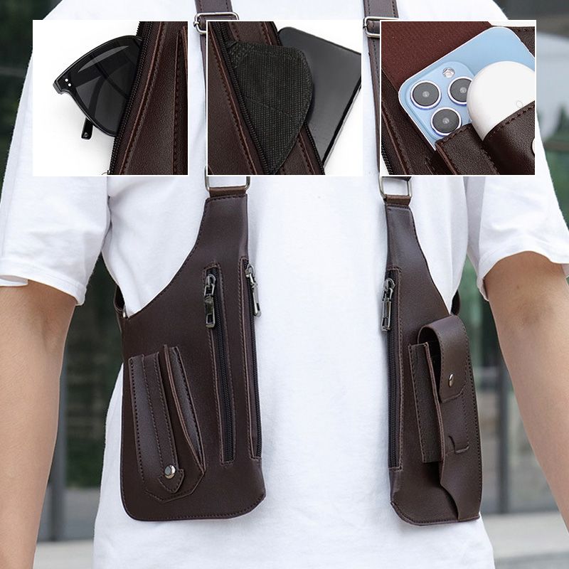 🔥2026 NEW HOT SALE 🔥Double shoulder strap multi-pocket outdoor anti-theft tactical bag