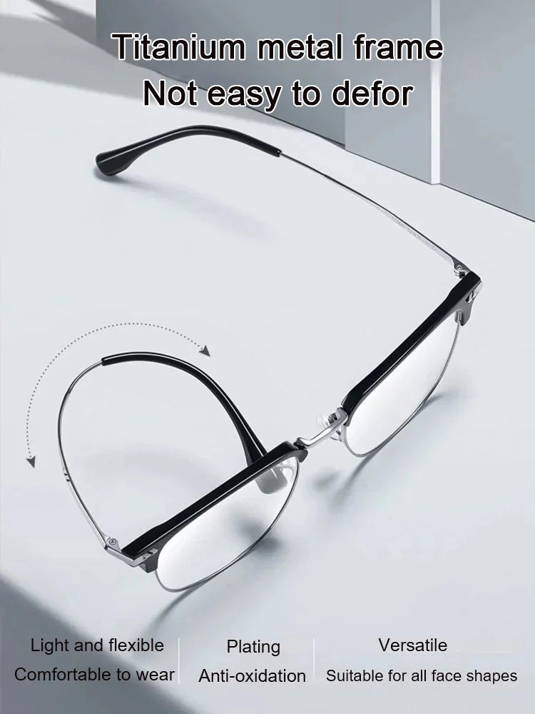 🔥🔥Hot Sale🔥Ultra Light Anti Blue Smart photochromic reading glasses（50% OFF）