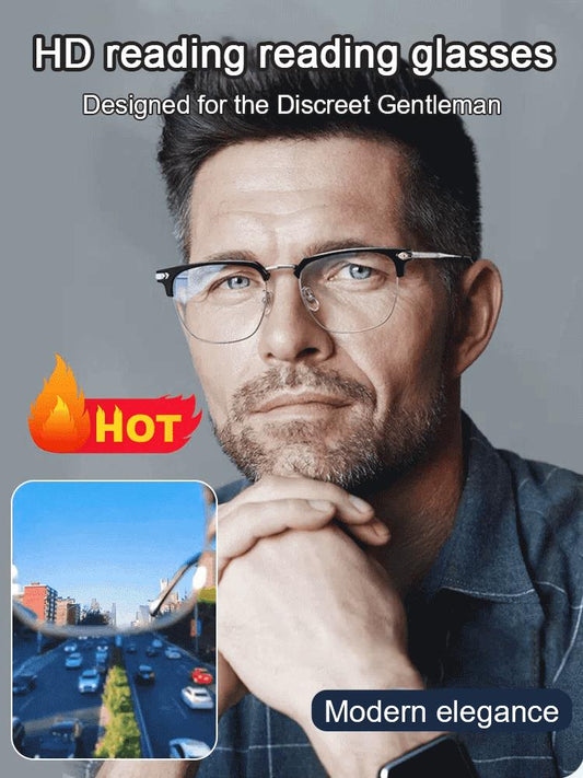 🔥Hot Sale🔥Ultra Light Anti Blue Smart photochromic reading glasses（50% OFF）
