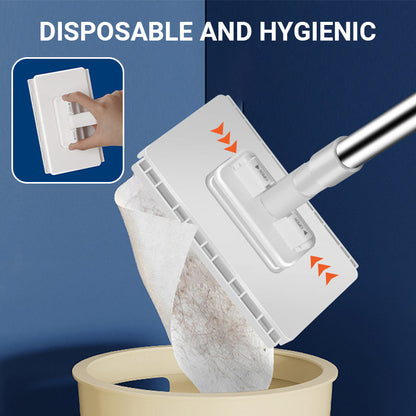 ⏰🔥Limited-time 50% off🔥Disposable dust mop with reusable mop head
