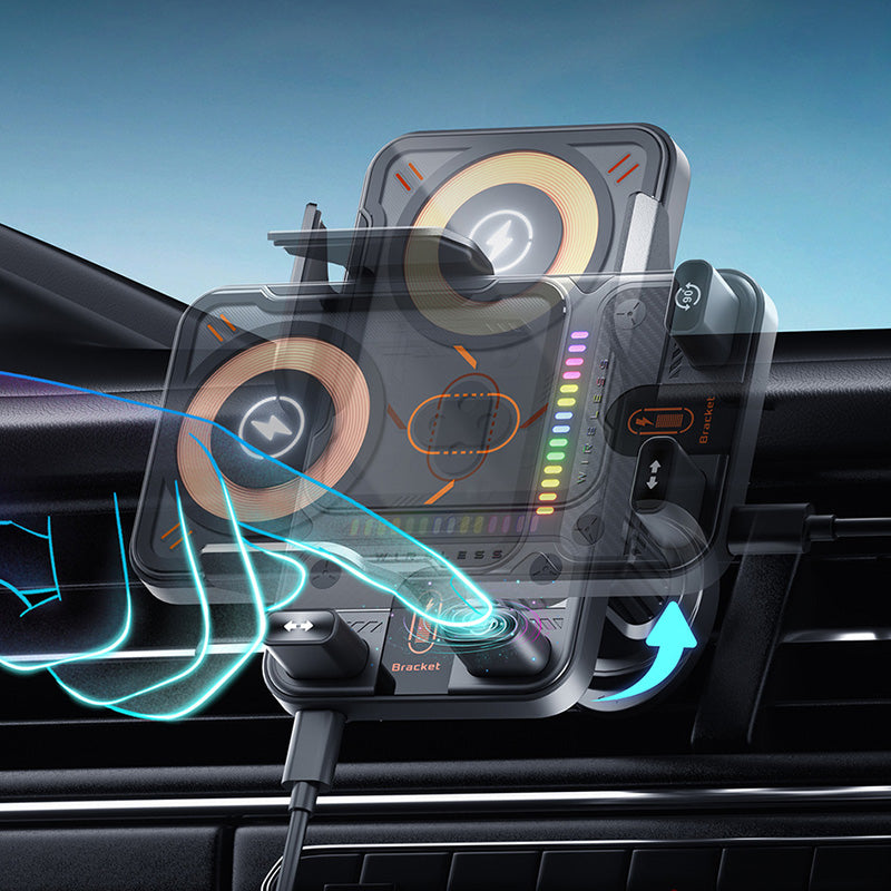 🔥【50,000 Drivers' Favorite Choice】50% OFF Smart Rotating 2-in-1 Car Phone Holder