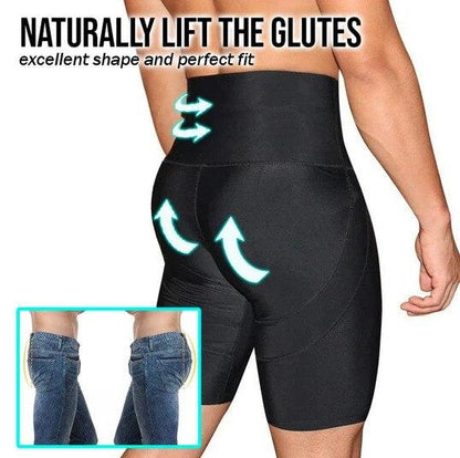 ⏳Limited time 50% off💥Men's High Waist Shapewear Boxer Briefs