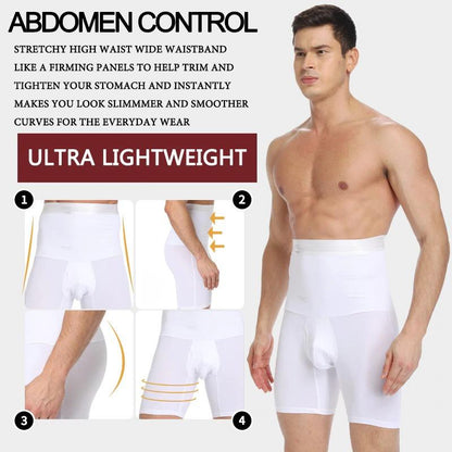 ⏳Limited time 50% off💥Men's High Waist Shapewear Boxer Briefs