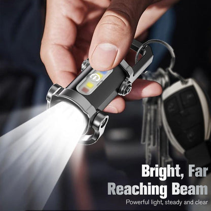 🏆🔥Buy 1 Get 1 Free🎁Portable Rechargeable Bright Keychain Flashlight