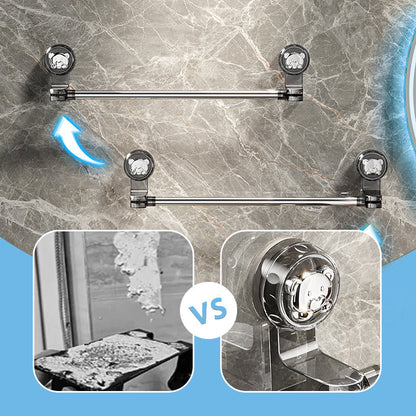✨50%OFF✨Adjustable Suction Cup Towel Bar No-damage Bathroom Towel & slipper Holder