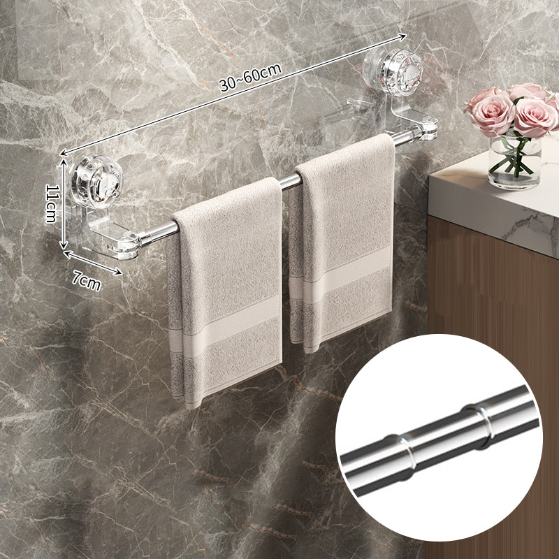 ✨50%OFF✨Adjustable Suction Cup Towel Bar No-damage Bathroom Towel & slipper Holder