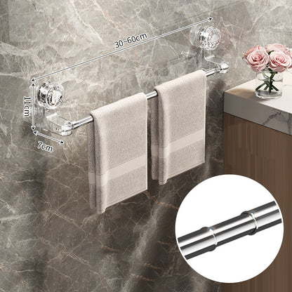 ✨50%OFF✨Adjustable Suction Cup Towel Bar No-damage Bathroom Towel & slipper Holder