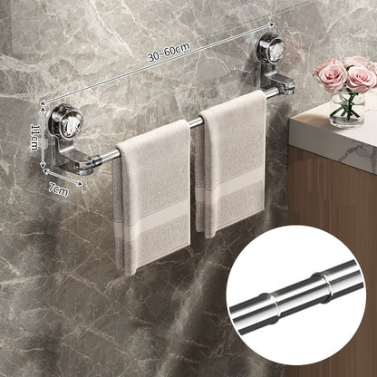 ✨50%OFF✨Adjustable Suction Cup Towel Bar No-damage Bathroom Towel & slipper Holder