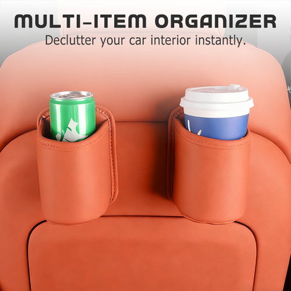 ⏳Last day for 50% off!💞Over 50,000 units sold! 🚗Genuine leather car door cup holders – Wide opening design for easy access to drinks and mobile phones.