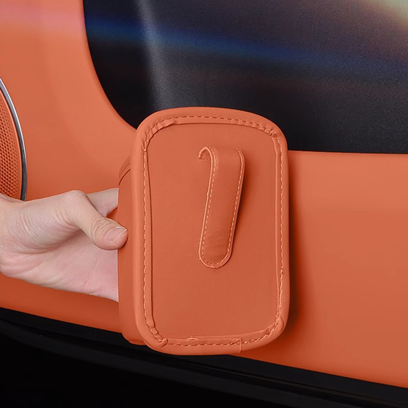 ⏳Last day for 50% off!💞Over 50,000 units sold! 🚗Genuine leather car door cup holders – Wide opening design for easy access to drinks and mobile phones.