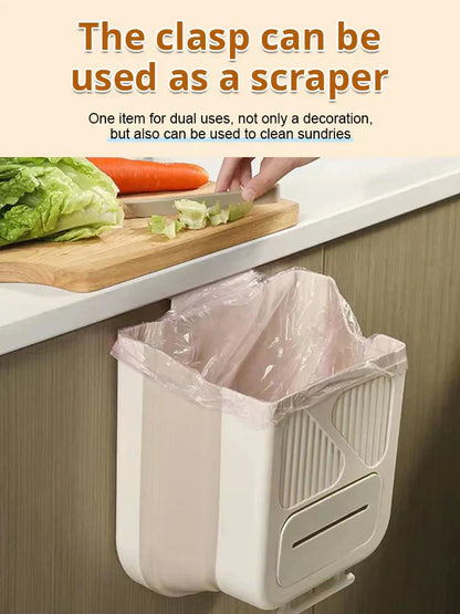 🔥While Supplies Last 48% OFF!🎉 Folding Hanging Kitchen Waste Trash Can