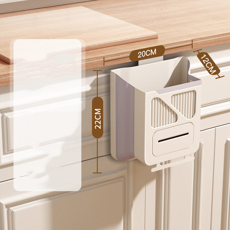 🔥While Supplies Last 48% OFF!🎉 Folding Hanging Kitchen Waste Trash Can