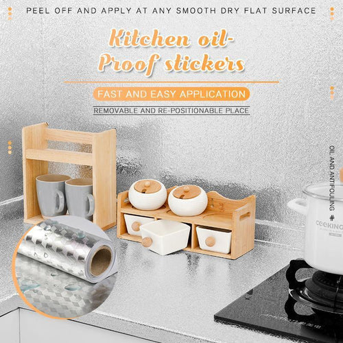 ⏰Kitchen Peel and Stick Wallpaper Backsplash Waterproof Kitchen Stickers