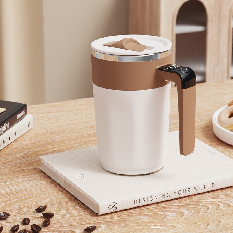 🏆Flash Sale⚡50K+ SOLD! 💥☕ Rechargeable Automatic Magnetic Stirring Coffee Mug Set