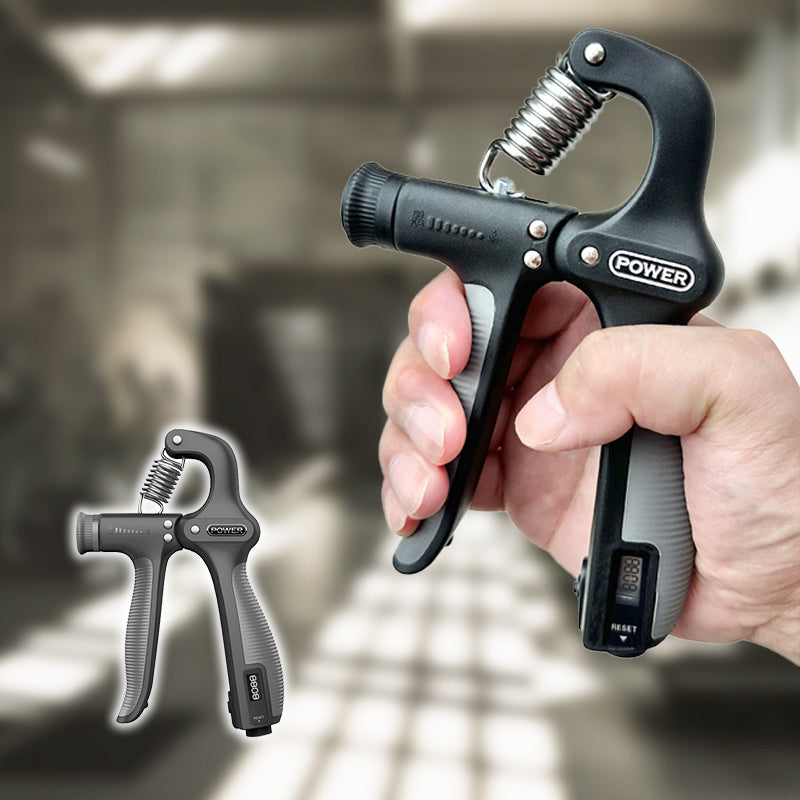 🔥Limited-time 50% off adjustable resistance counting grip strengthener power trainer