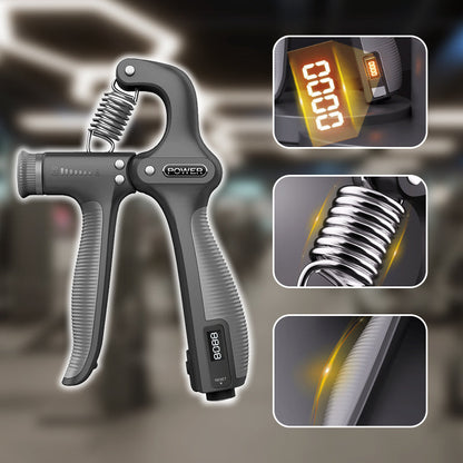 🔥Limited-time 50% off adjustable resistance counting grip strengthener power trainer
