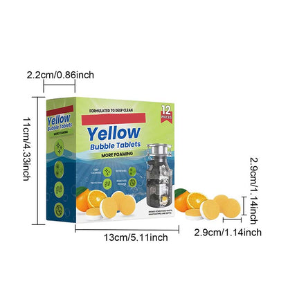 🔥Hot Offers-12PCS Garbage Disposal Cleaner & Deodorizer Tablets