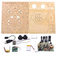 DIY assembled remote control drone-Wood