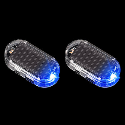 🥳2026 HOT SALE🚗🌞 Solar Car Anti-Theft Light – solar + USB charged, auto-flashes at night. Realistic LED mimics active alarm – deters thieves without wiring. Heat-resistant, stick & go! 🛡️💡