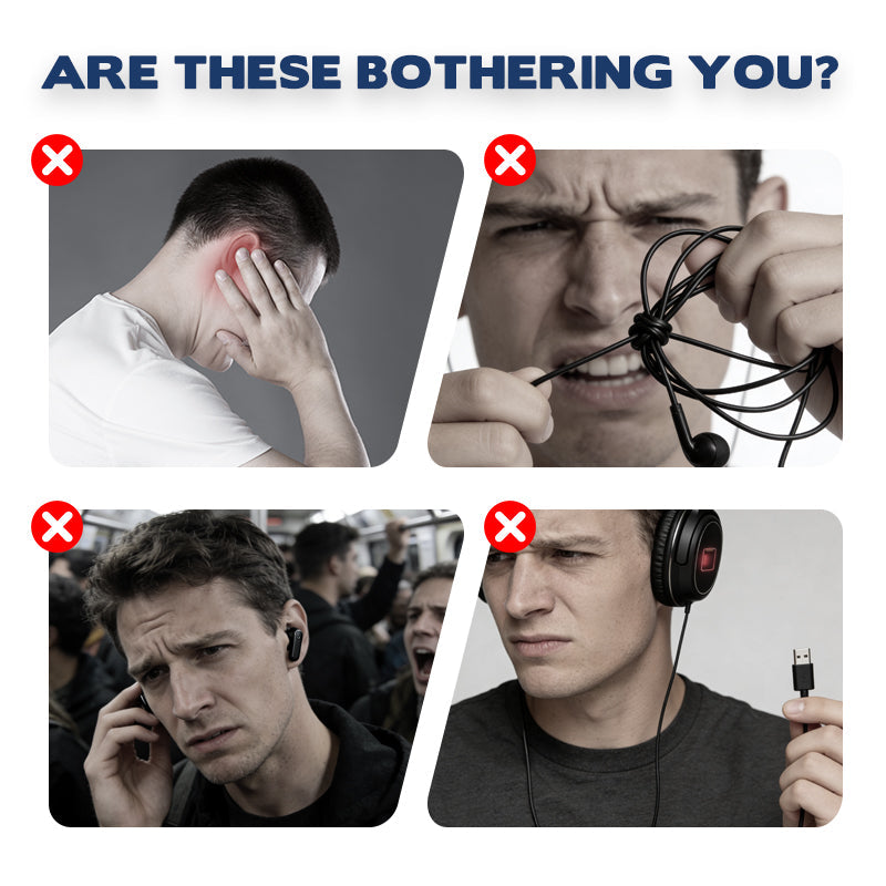 🎁Hot Sale 50% OFF🔥 Wireless Bluetooth Headset with Microphone and Open Ear Conduction🎧