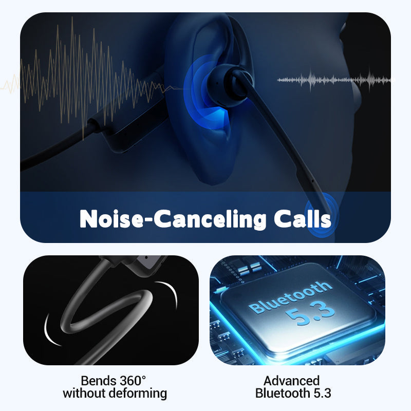 🎁Hot Sale 50% OFF🔥 Wireless Bluetooth Headset with Microphone and Open Ear Conduction🎧