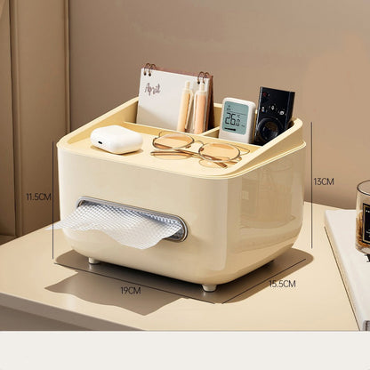 🧻 Tissue box + storage box + phone stand? This 3-in-1 design instantly organizes your desk! ✨