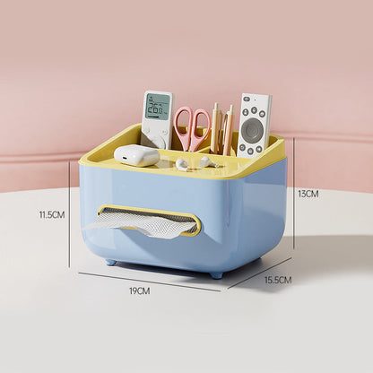 🧻 Tissue box + storage box + phone stand? This 3-in-1 design instantly organizes your desk! ✨