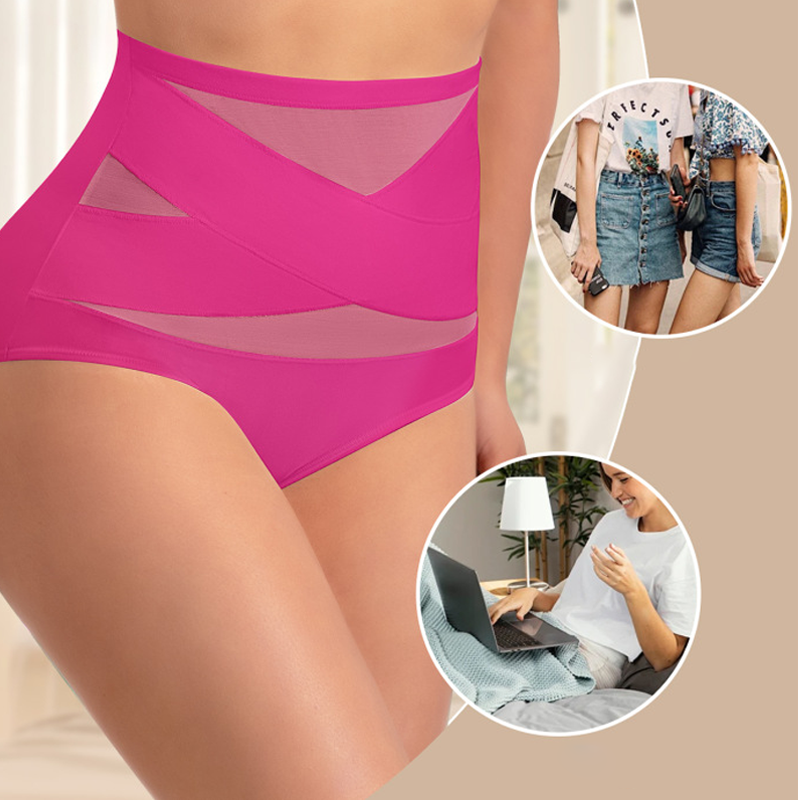 🎄Christmas Special Offer Buy One Get Three Free Women's High-Waisted Tummy-Control Briefs