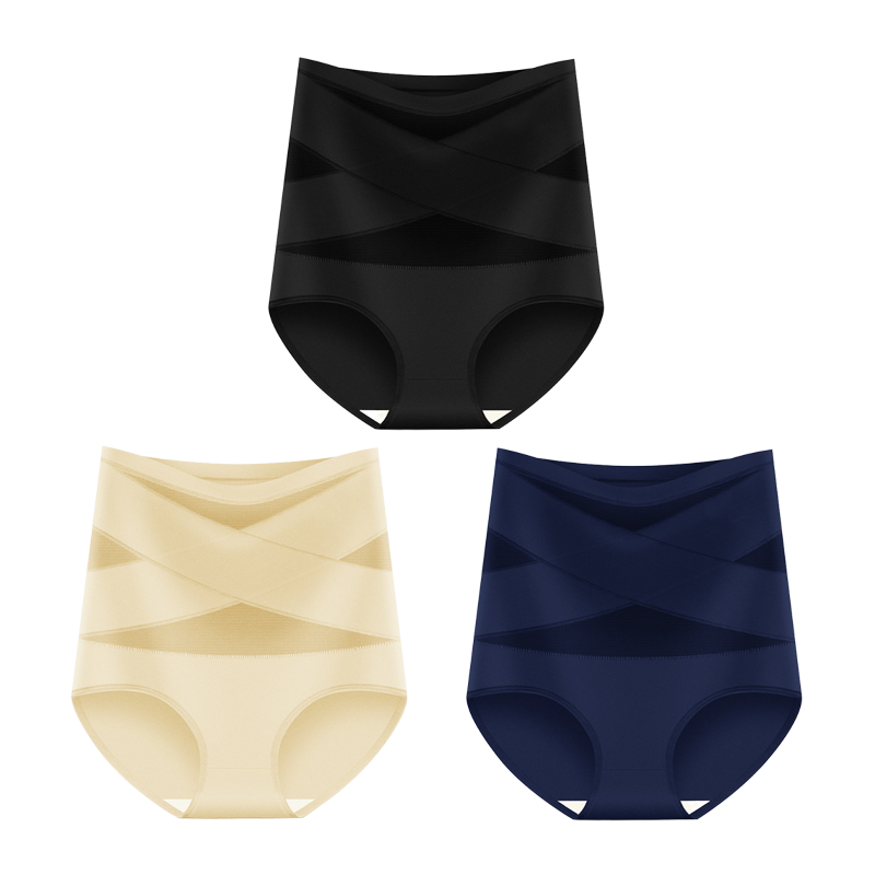 🎄Christmas Special Offer Buy One Get Three Free Women's High-Waisted Tummy-Control Briefs