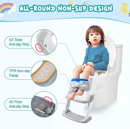 🔥Hot Sale 50% OFF🎁Potty Training Toilet Seat with Ladder
