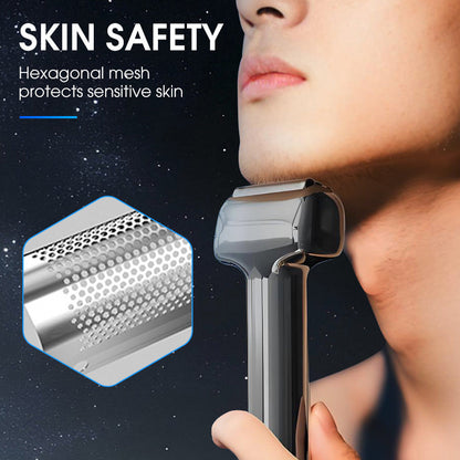 🪒50% OFF NOW! Men's Rechargeable Foil Electric Shaver – Efficient Close Shaving, Cordless Portable Wet & Dry Beard Razor for Daily Grooming