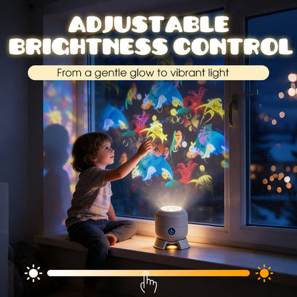🏆 Last Day Special Price ! 🎉Dynamic Rotating LED Projector Light –  Wide Application for Party & Home Decor ✨