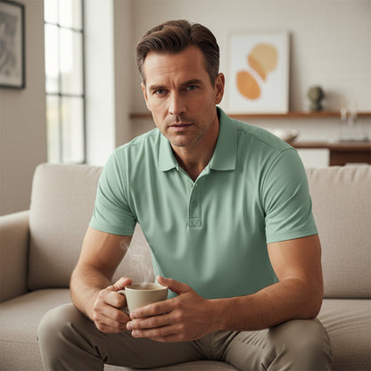 📢📢BIG SALE!!⏰50% OFF!!Men's Quick-Dry Short Sleeve Lapel T-Shirt