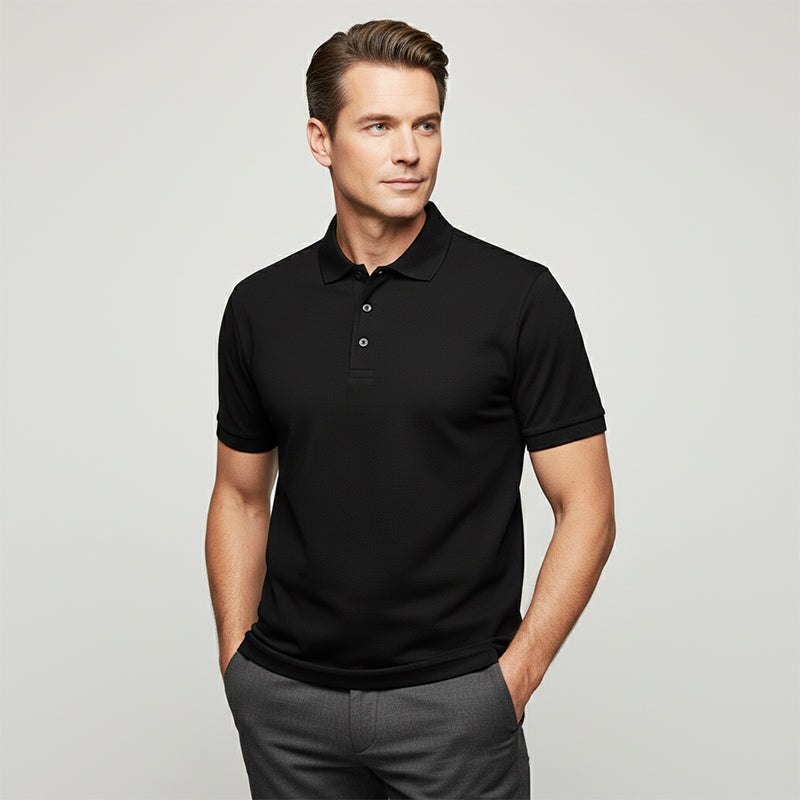 📢📢BIG SALE!!⏰50% OFF!!Men's Quick-Dry Short Sleeve Lapel T-Shirt