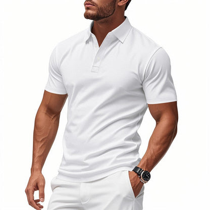 📢📢BIG SALE!!⏰50% OFF!!Men's Quick-Dry Short Sleeve Lapel T-Shirt