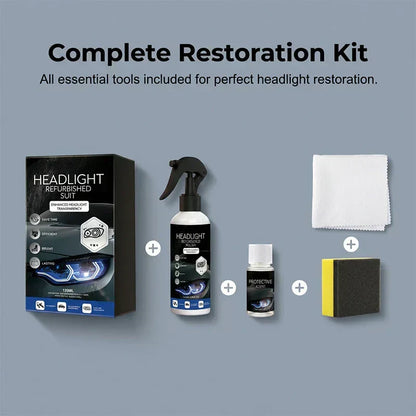 🚗 🔥 BUY 1 GET 1 FREE🔥Professional Car Headlight Restoration Kit