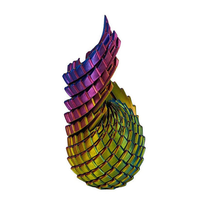 🎁3D-printed dragon egg🦖 = the ultimate stress reliever: just give it a twist, and your stress melts away 🔄