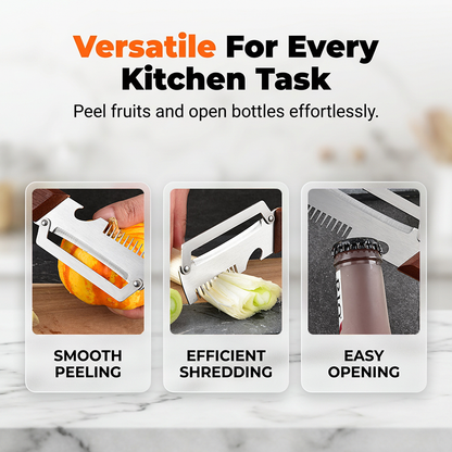 ⏰🔥Recently popular item, monthly sales exceeding 100,000, limited-time 50% off🔥3-in-1 Scallion Shredder & Peeler – Fast, Efficient & Must-Have Kitchen Tool ✨🍴