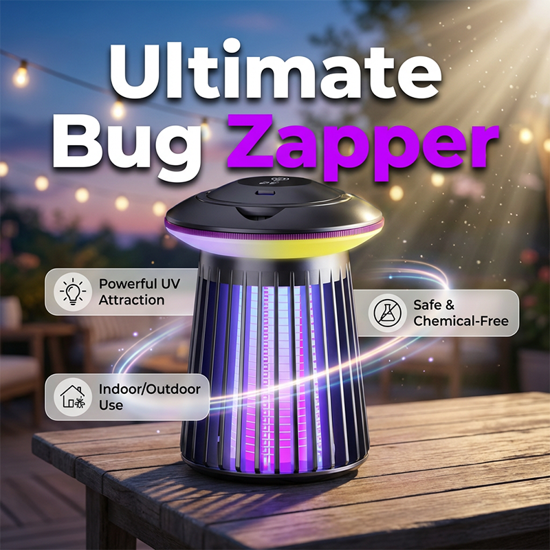 Limited-time 50% off special offer, over 200,000 units sold! ⚡ Ultimate mosquito killer lamp: stay free from mosquito bites all night long! 🌙