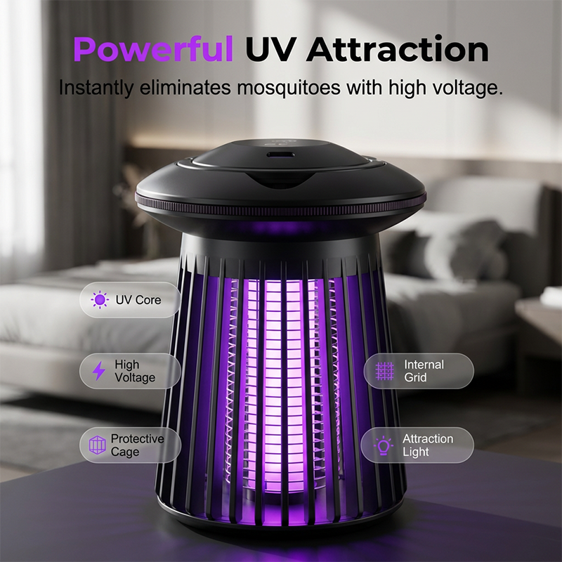 Limited-time 50% off special offer, over 200,000 units sold! ⚡ Ultimate mosquito killer lamp: stay free from mosquito bites all night long! 🌙