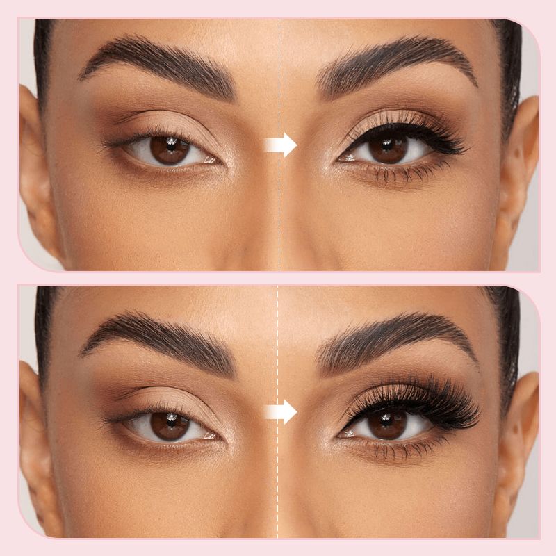 ⏳Limited-time sale ONLY ￡5.99!!🌸Self-Adhesive Reusable Lashes – 3-Sec Application, No Glue Needed