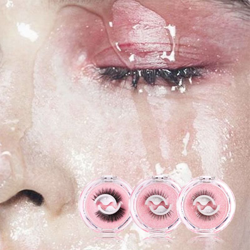 ⏳Limited-time sale ONLY ￡5.99!!🌸Self-Adhesive Reusable Lashes – 3-Sec Application, No Glue Needed